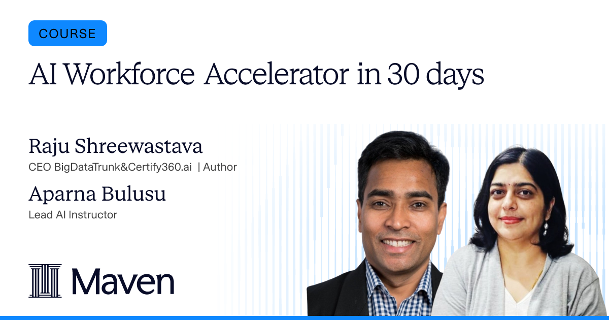 GenAI Mastery Workshop: 4 Weeks by Raju Shreewastava and Aparna Bulusu ...