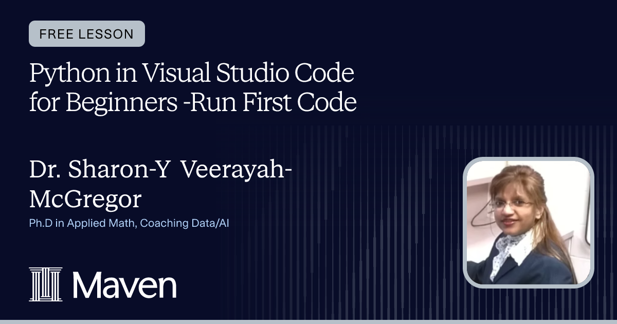 Python in Visual Studio Code for Beginners -Run First Code