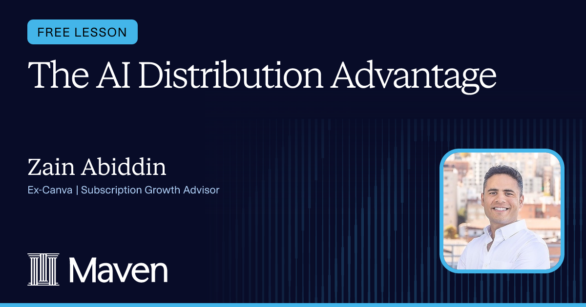 The AI Distribution Advantage cover image