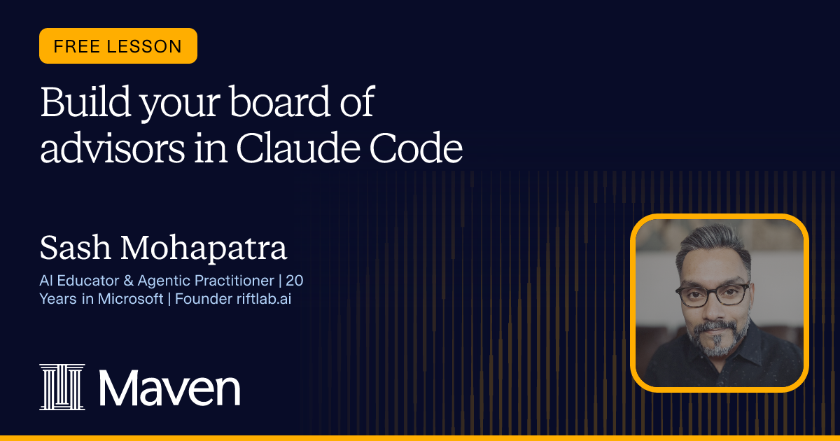 Build your board of advisors in Claude Code cover image