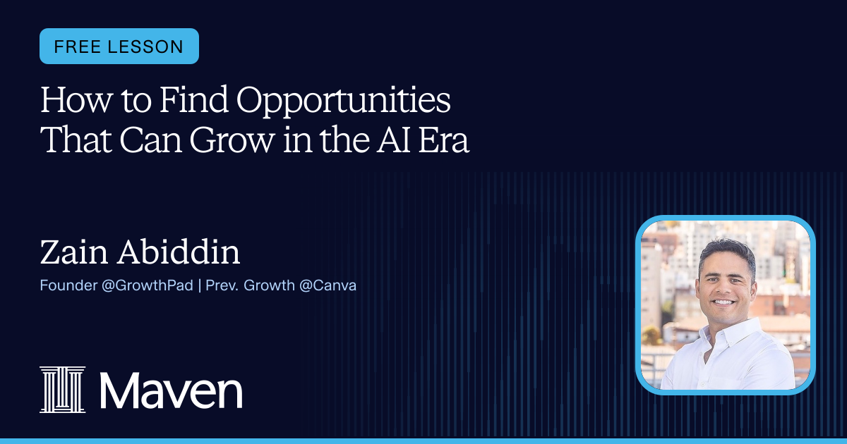 How to Find Opportunities That Can Grow in the AI Era cover image