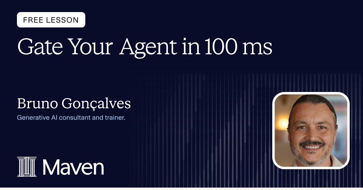 Gate Your Agent in 100 ms