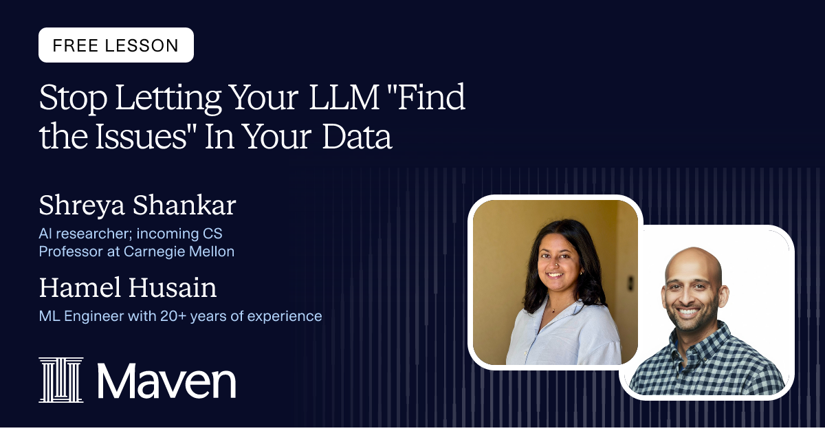Stop Letting Your LLM "Find the Issues" In Your Data cover image