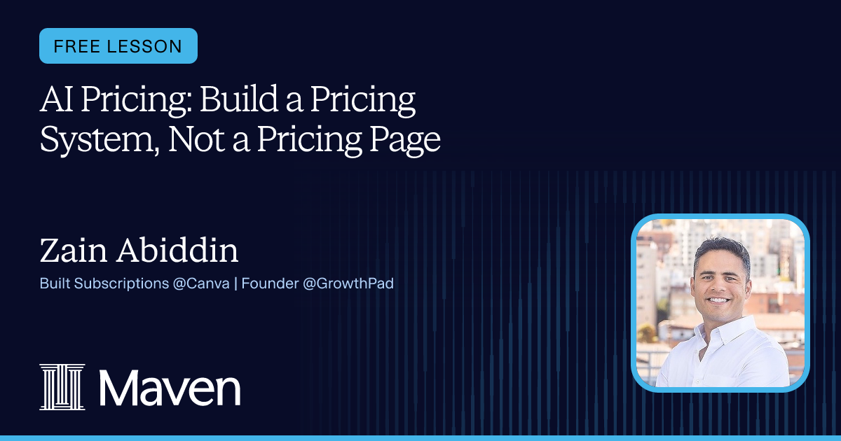 AI Pricing: Build a Pricing System, Not a Pricing Page cover image