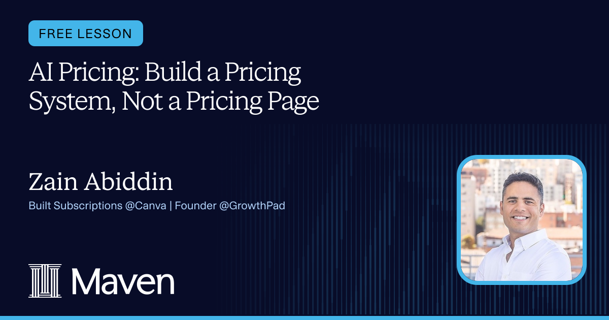 AI Pricing: Build a Pricing System, Not a Pricing Page cover image