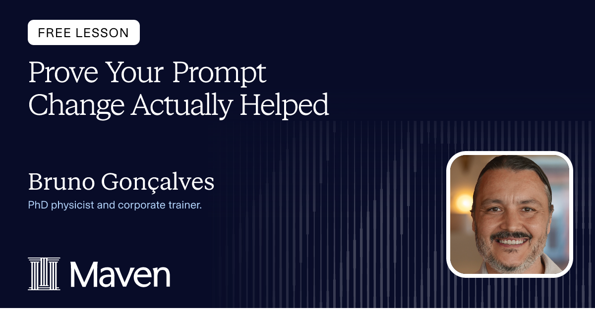 Prove Your Prompt Change Actually Helped