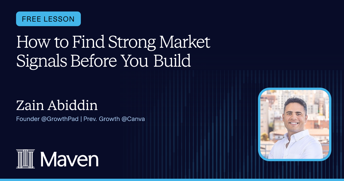 How to Find Strong Market Signals Before You Build cover image