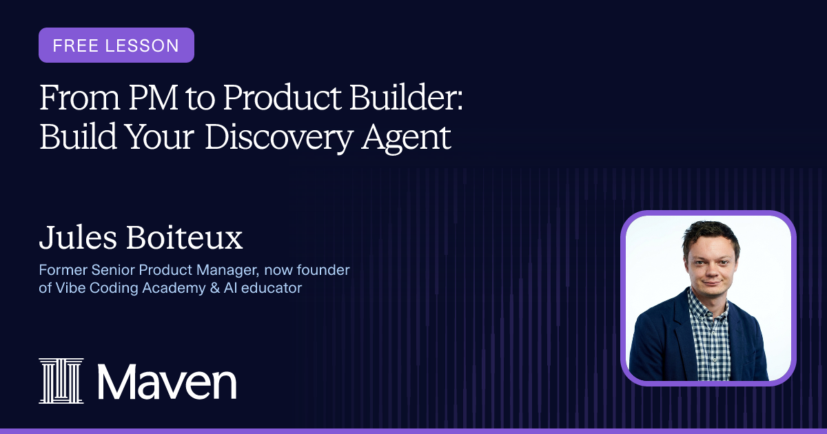 From PM to Product Builder: Build Your Discovery Agent cover image