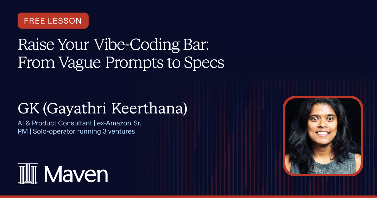 Raise Your Vibe-Coding Bar: From Vague Prompts to Specs cover image