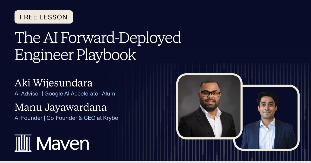 The AI Forward-Deployed Engineer Playbook cover image