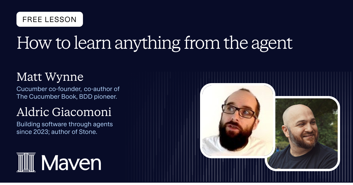 How to learn anything from the agent cover image