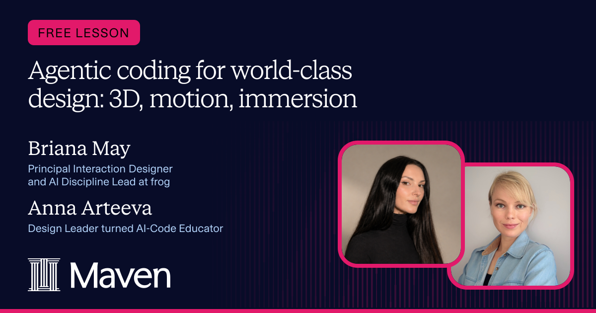Agentic coding for world-class design: 3D, motion, immersion