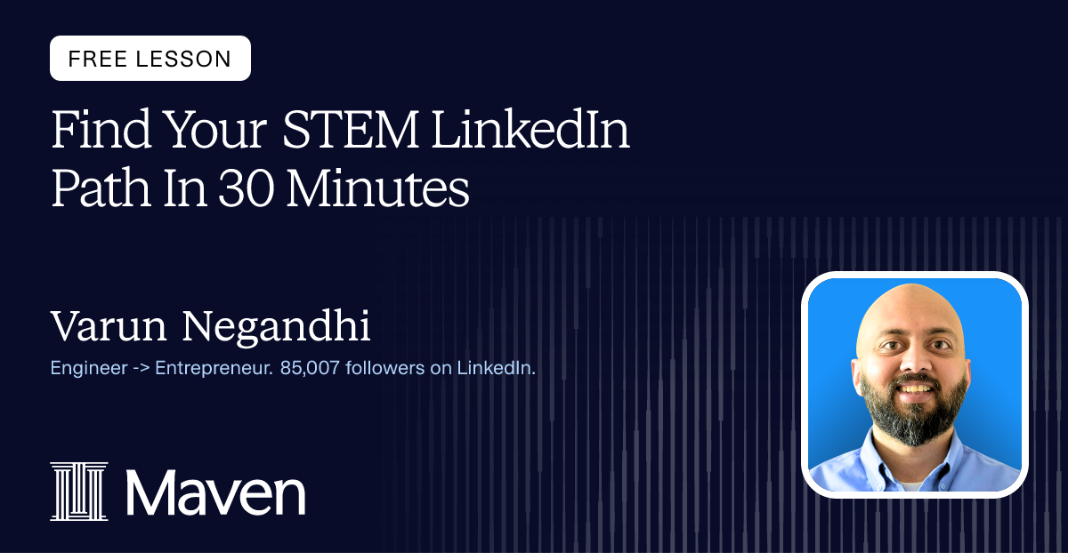 Find Your STEM LinkedIn Path In 30 Minutes cover image