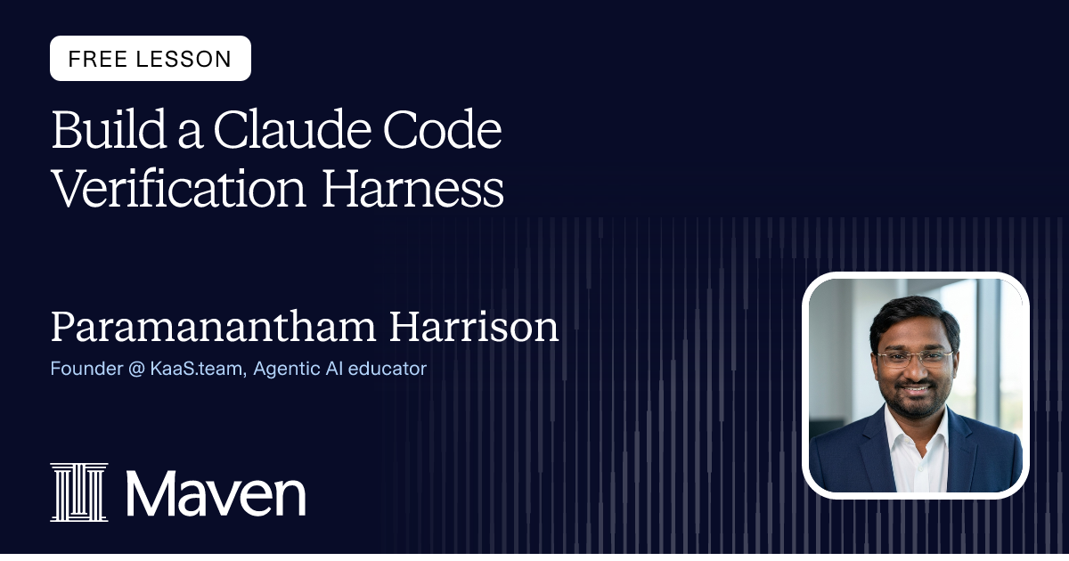 Build a Claude Code Verification Harness cover image