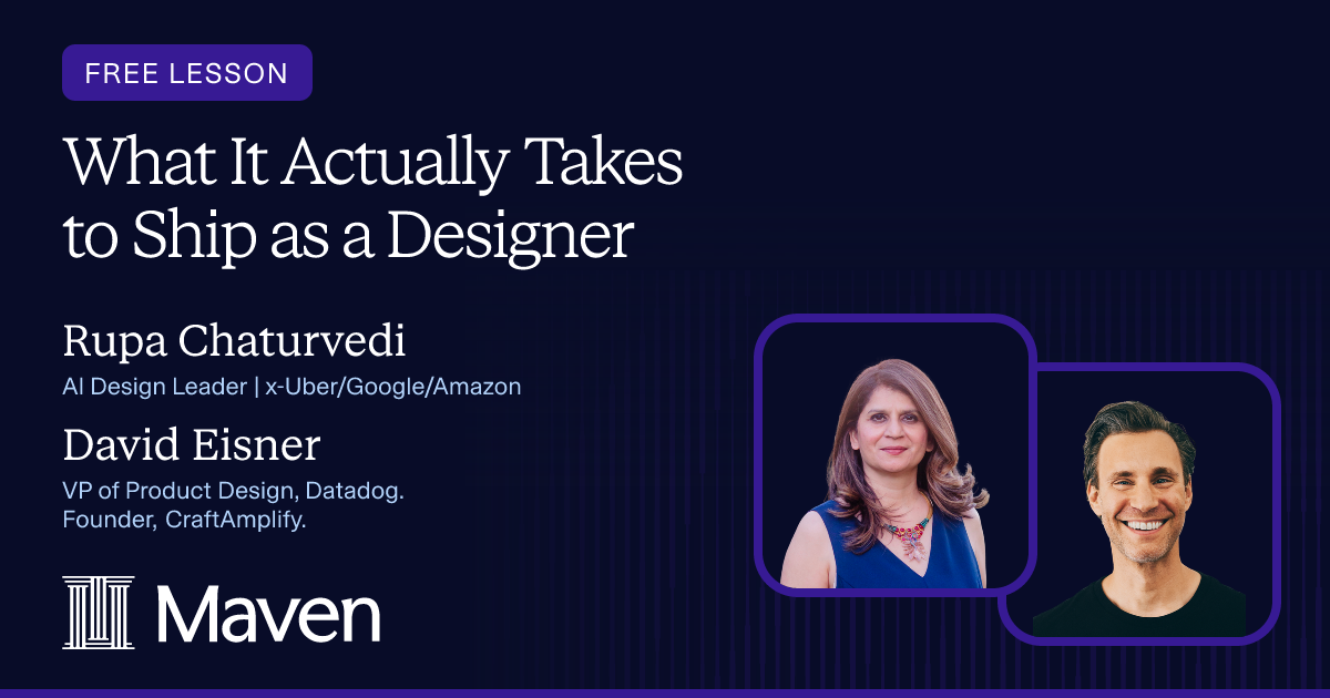 What It Actually Takes to Ship as a Designer cover image