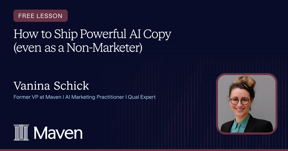 How to Ship Powerful AI Copy (even as a Non-Marketer) cover image
