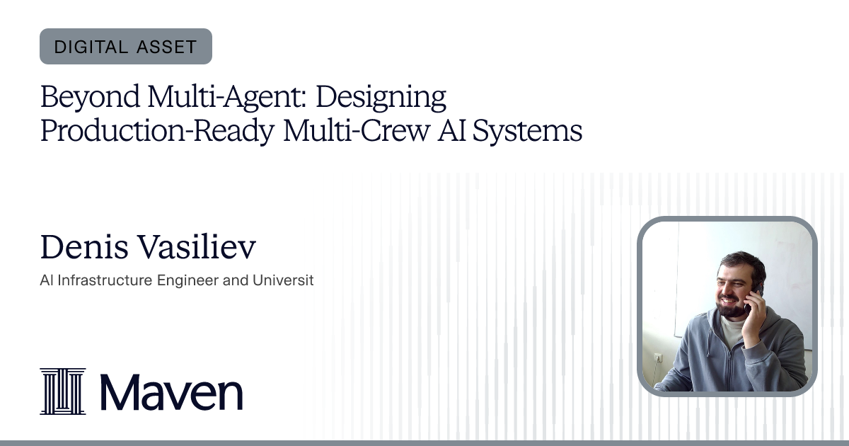 Beyond Multi-Agent: Designing Production-Ready Multi-Crew AI Systems cover image