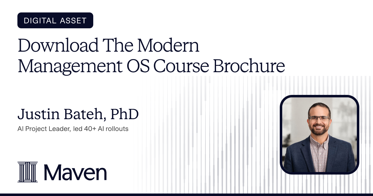 Download The Modern Management OS Course Brochure cover image