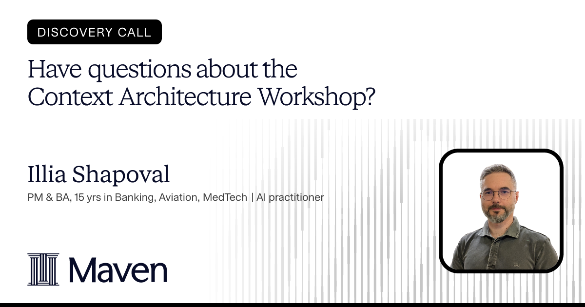 Have questions about the Context Architecture Workshop? cover image