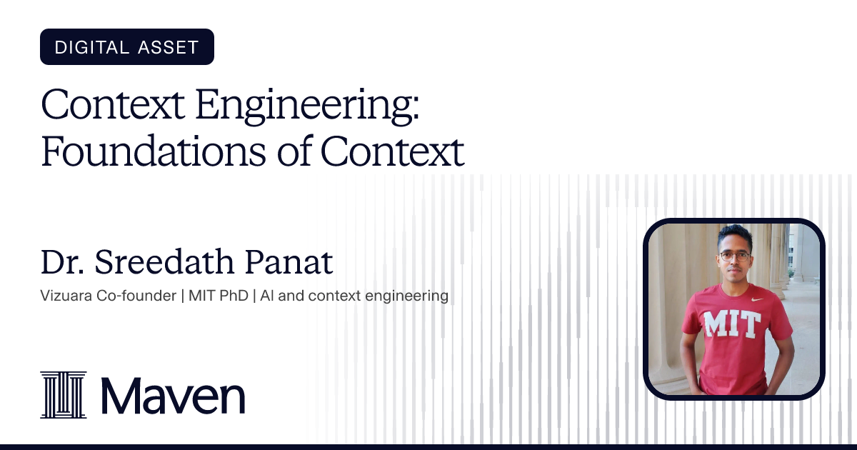 Context Engineering: Foundations of Context cover image