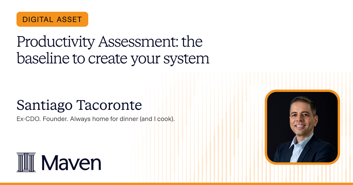 Productivity Assessment: the baseline to create your system cover image