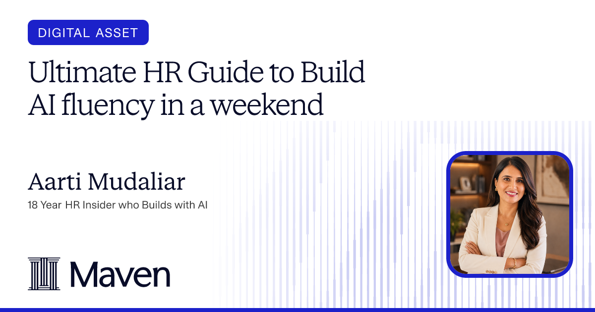 Ultimate HR Guide to Build AI fluency in a weekend cover image