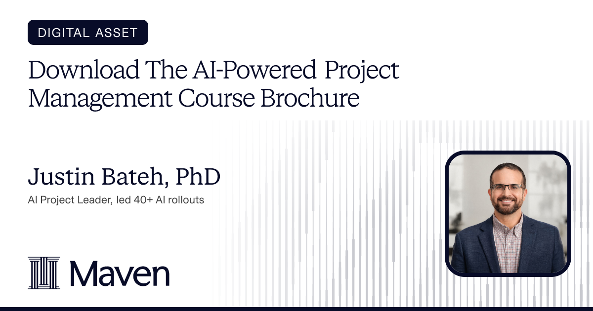 Download The AI-Powered Project Management Course Brochure cover image