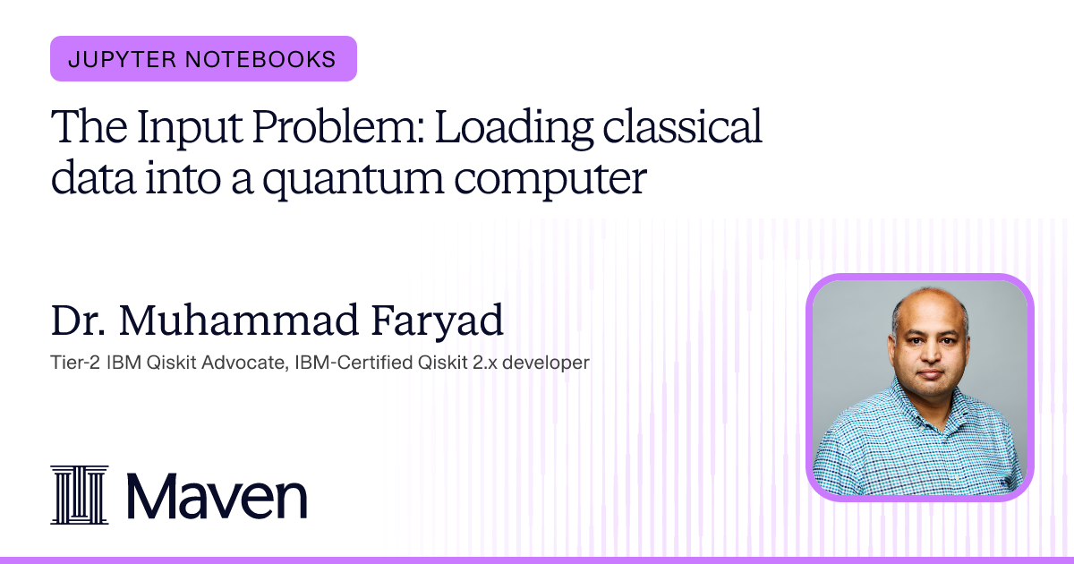 The Input Problem: Loading classical data into a quantum computer cover image