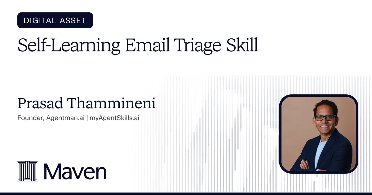 Self-Learning Email Triage Skill cover image