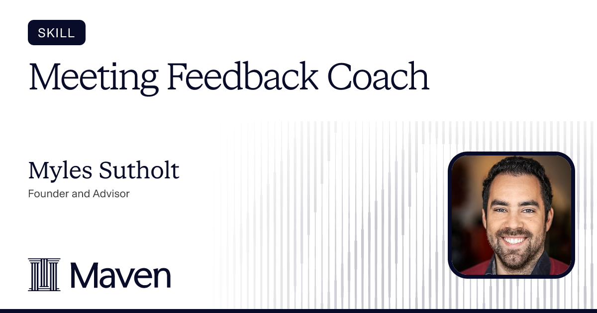 Meeting Feedback Coach cover image