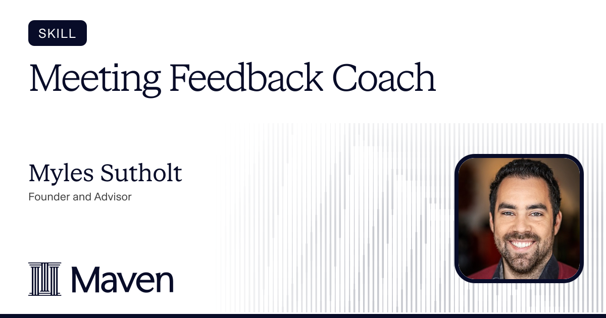 Meeting Feedback Coach cover image