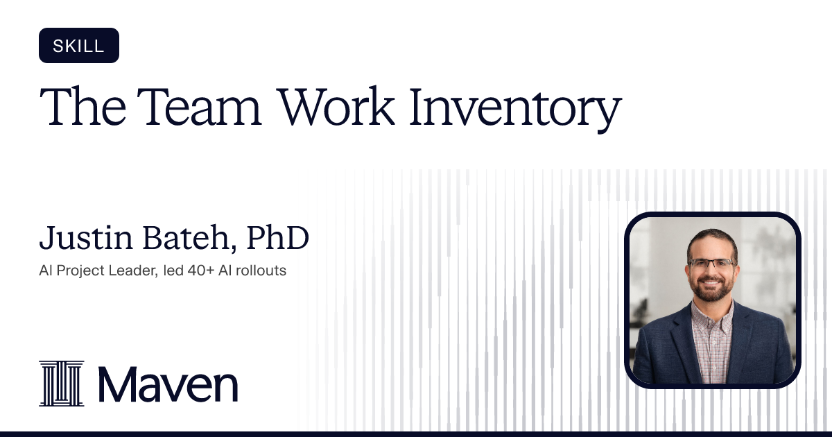 The Team Work Inventory cover image