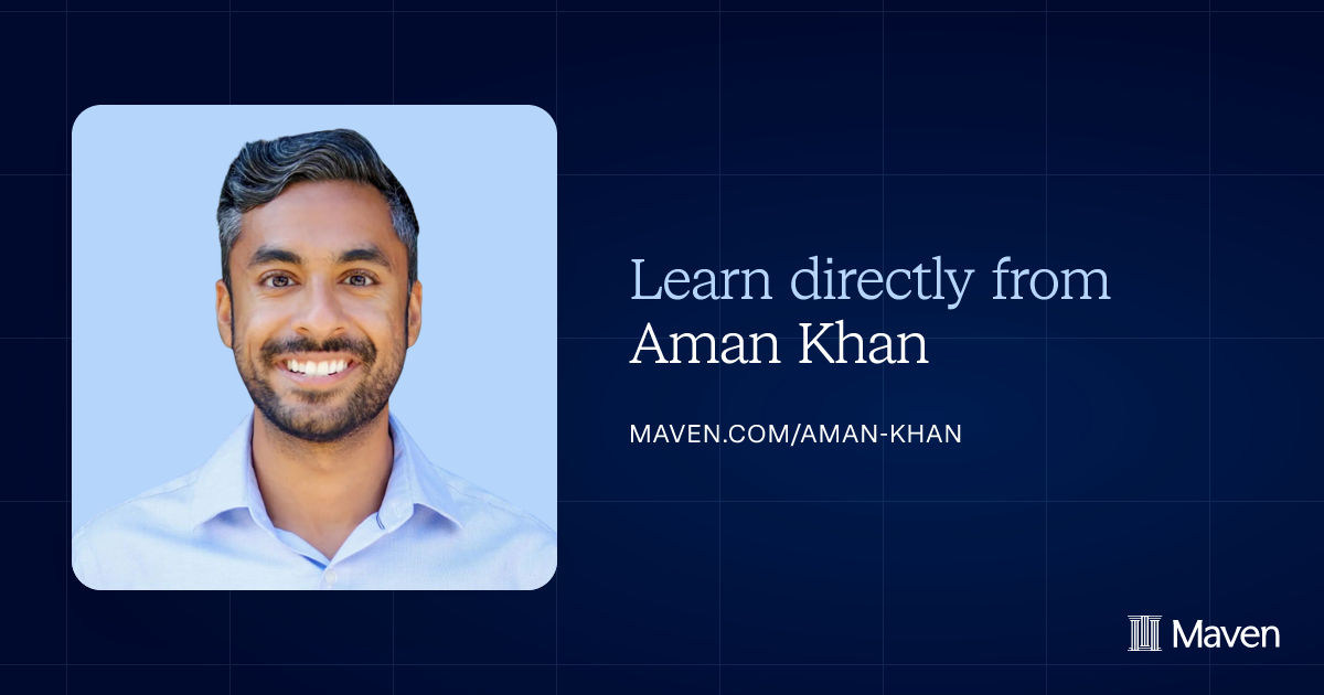 Aman Khan on Maven