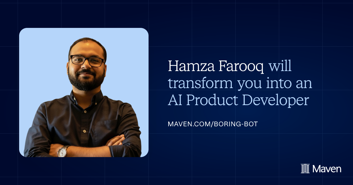 Hamza Farooq on Maven