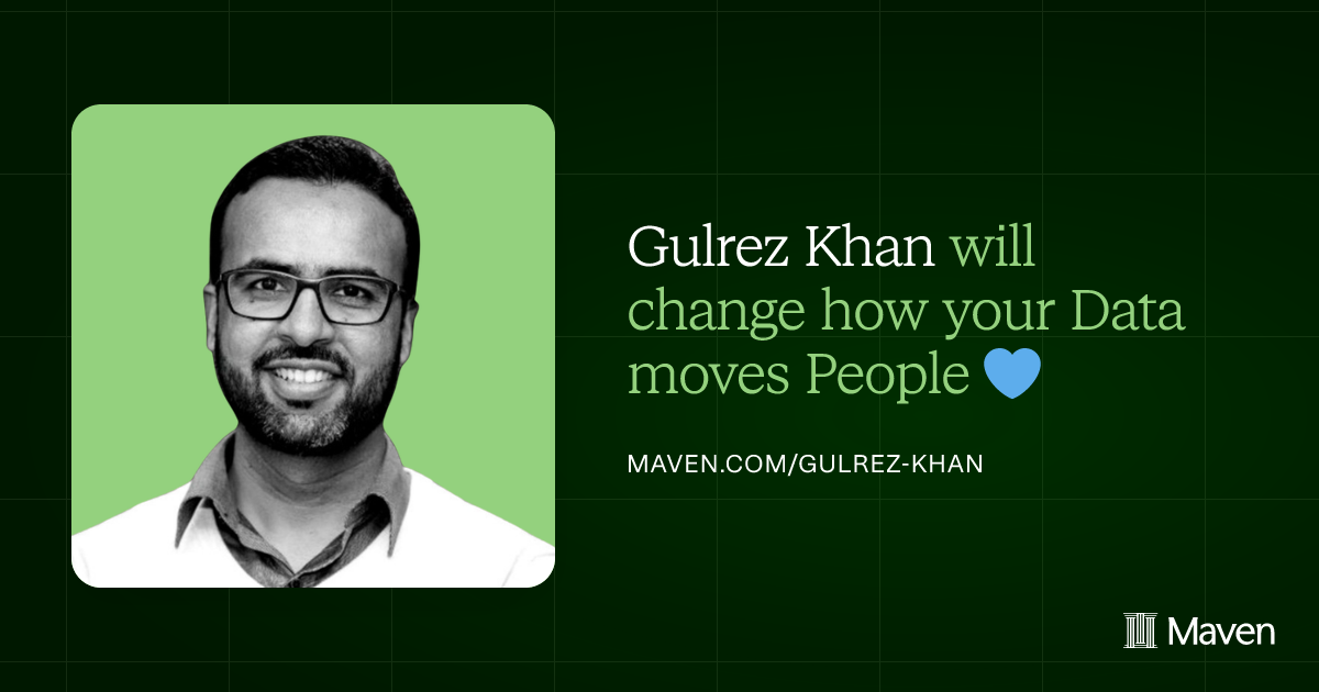 Gulrez Khan on Maven