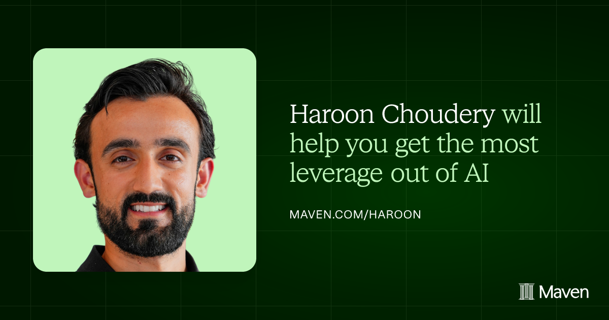 Haroon Choudery on Maven