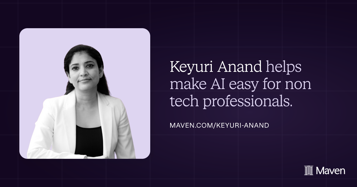 Keyuri Anand on Maven