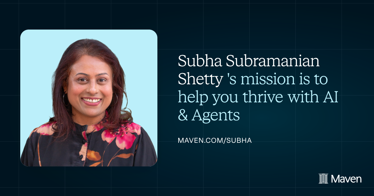 Subha Subramanian Shetty on Maven